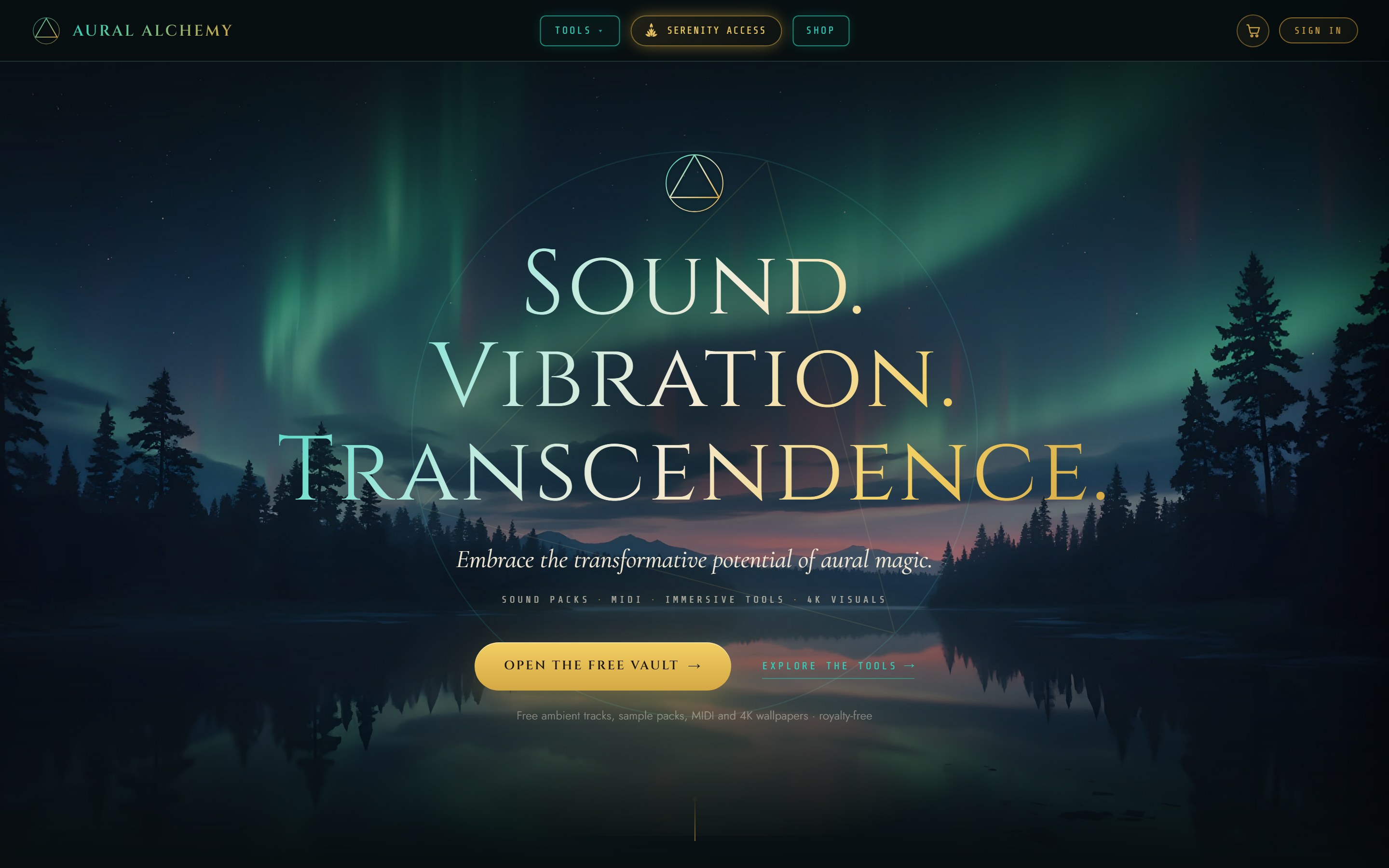 The Aural Alchemy website